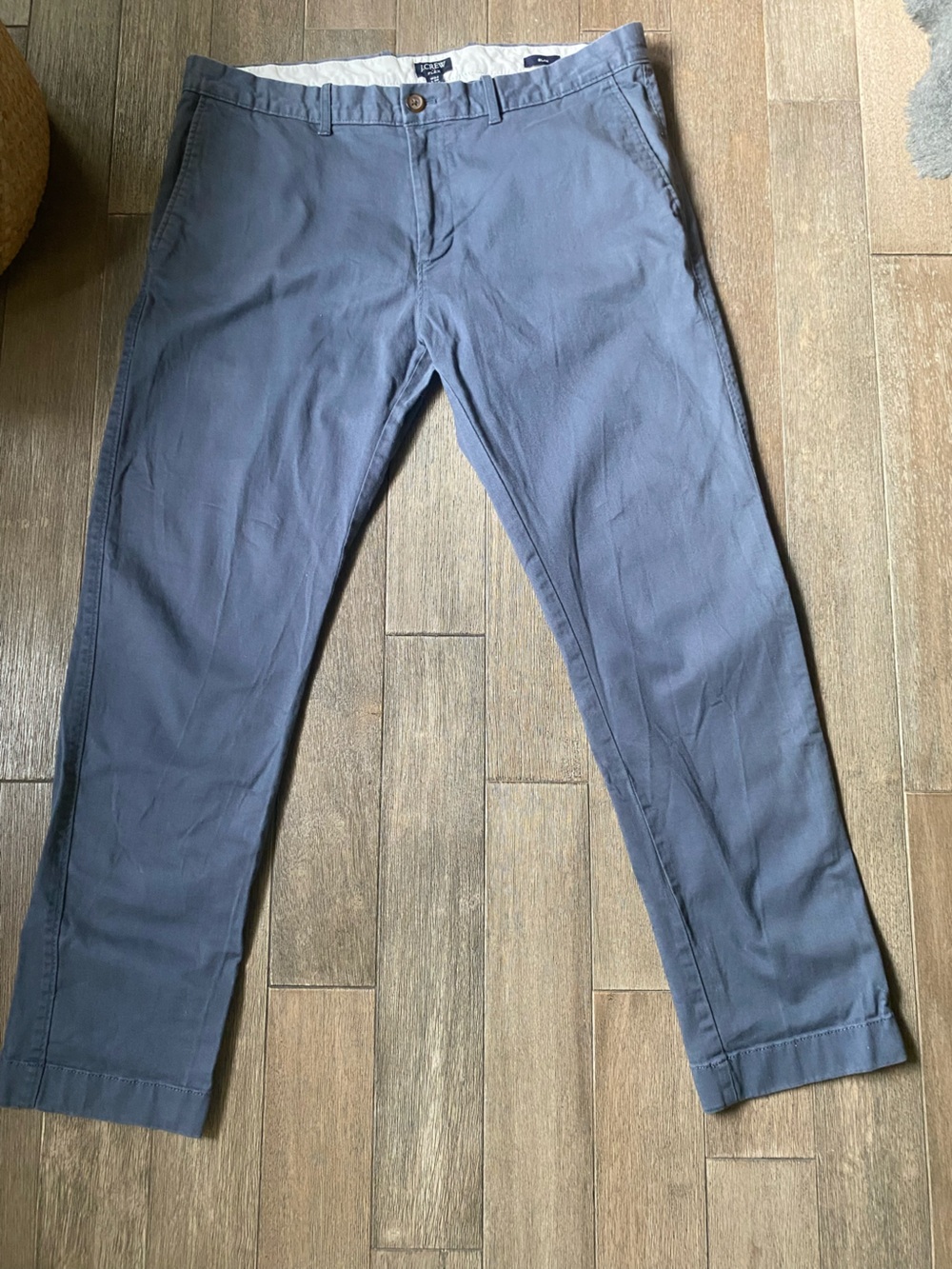 J. Crew Men's Casual Slim Chino Pants - Slate Blue, 34W/30L